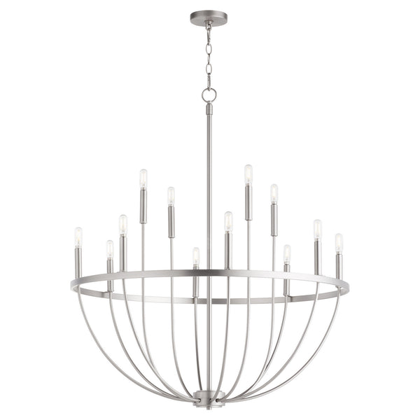 Tribute Outdoor (Damp) Chandelier by Quorum
