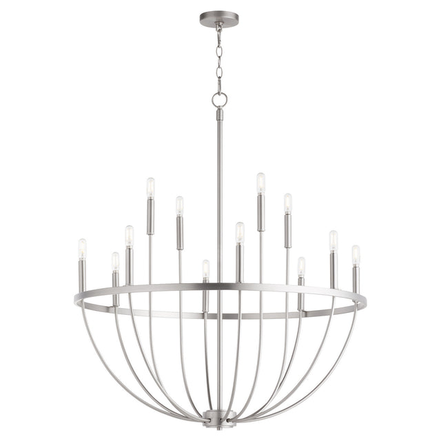 Tribute Outdoor (Damp) Chandelier by Quorum