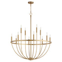 Tribute Outdoor (Damp) Chandelier by Quorum
