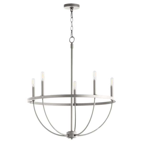 Tribute Outdoor (Damp) Chandelier by Quorum