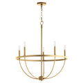 Tribute Outdoor (Damp) Chandelier by Quorum
