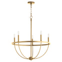 Tribute Outdoor (Damp) Chandelier by Quorum