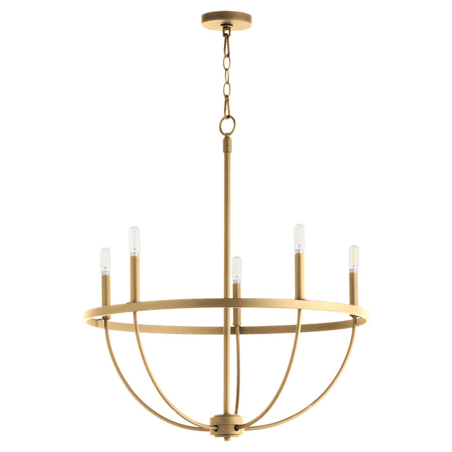Tribute Outdoor (Damp) Chandelier by Quorum