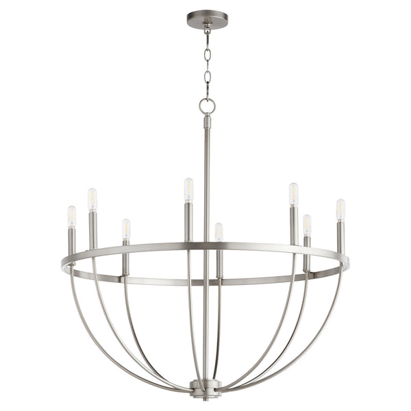 Tribute Outdoor (Damp) Chandelier by Quorum