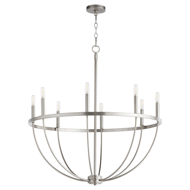 Tribute Outdoor (Damp) Chandelier by Quorum