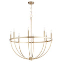 Tribute Outdoor (Damp) Chandelier by Quorum