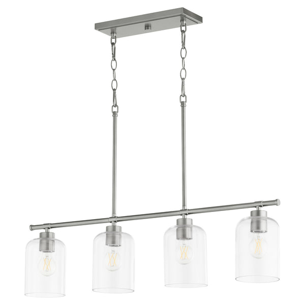 Tribute Outdoor (Damp) Chandelier by Quorum