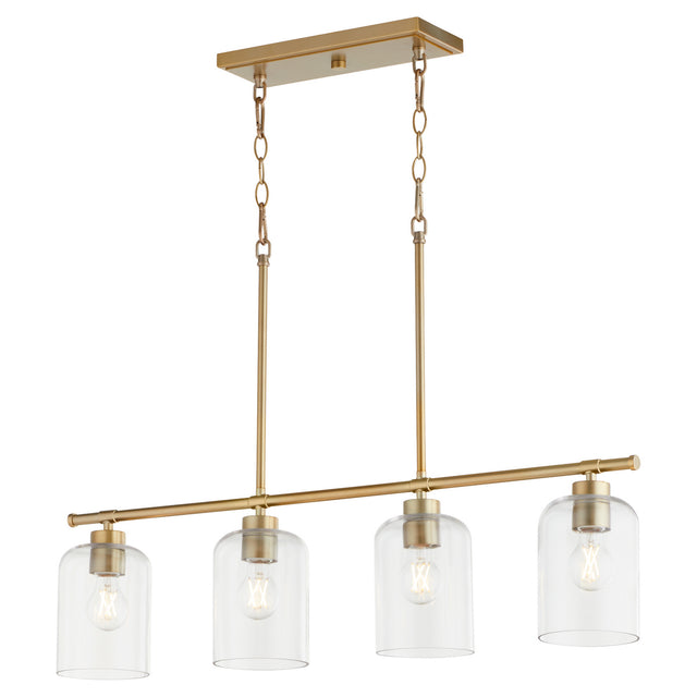 Tribute Outdoor (Damp) Chandelier by Quorum
