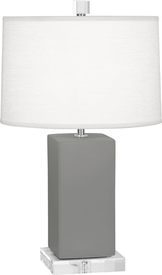 Buy matte-smokey-taupe-glazed-ceramic Harvey Lamp by Robert Abbey
