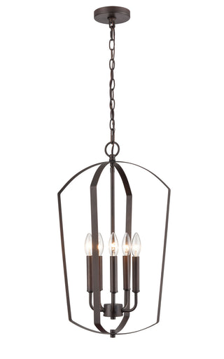 Buy rubbed-bronze-with-etched-white-glass Ivey Lake Pendant by Millennium