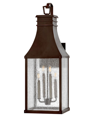 Buy blackened-copper-with-clear-seedy-glass Beacon Hill Outdoor (Wet) Wall Lantern by Hinkley