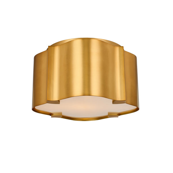 Lotus Flush Mount Ceiling Light by Kalco
