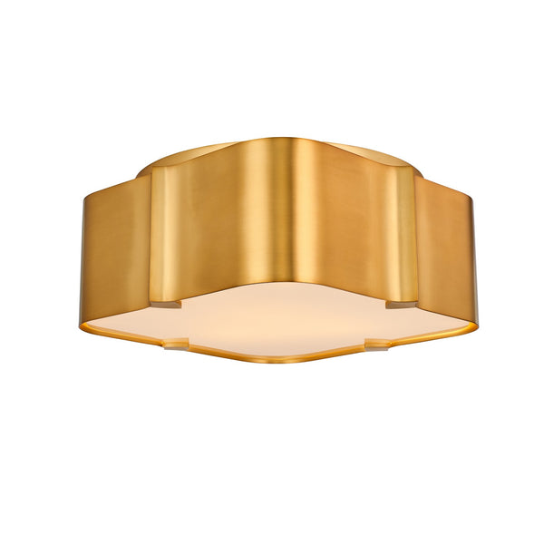 Lotus Flush Mount Ceiling Light by Kalco