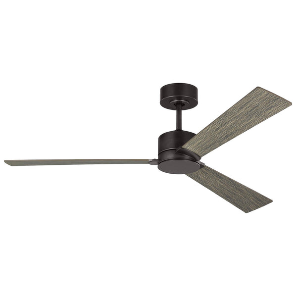 Rozzen Outdoor (Damp) Ceiling Fan (Light Kit Available) by Visual Comfort Fan