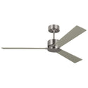 Rozzen Outdoor (Damp) Ceiling Fan (Light Kit Available) by Visual Comfort Fan