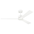 Rozzen Outdoor (Damp) Ceiling Fan (Light Kit Available) by Visual Comfort Fan