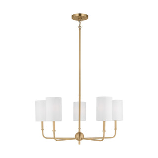 Buy satin-brass Foxdale Outdoor (Damp) Chandelier by Visual Comfort Studio