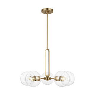 Buy satin-brass Codyn Outdoor (Damp) Chandelier by Visual Comfort Studio