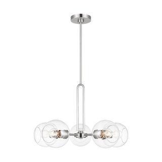 Buy brushed-nickel Codyn Outdoor (Damp) Chandelier by Visual Comfort Studio