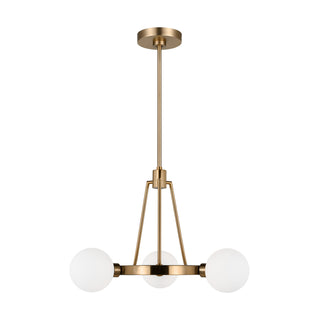 Buy satin-brass Clybourn Outdoor (Damp) Chandelier by Visual Comfort Studio