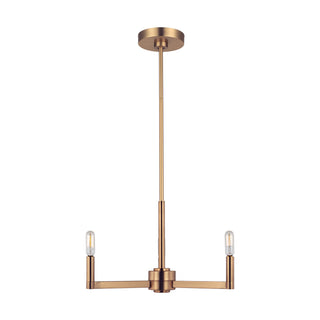 Buy satin-brass Fullton Outdoor (Damp) Chandelier by Visual Comfort Studio