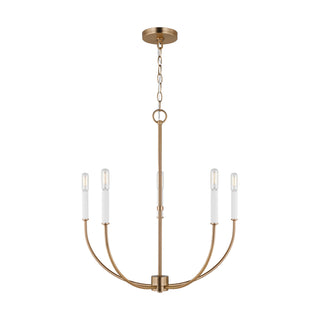 Buy satin-brass Greenwich Outdoor (Damp) Chandelier by Visual Comfort Studio