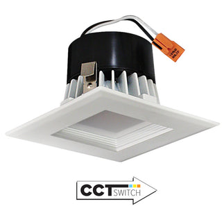 3" 675Lmn Sqr LED Bffl Insrt Dim 27K by Elco Lighting