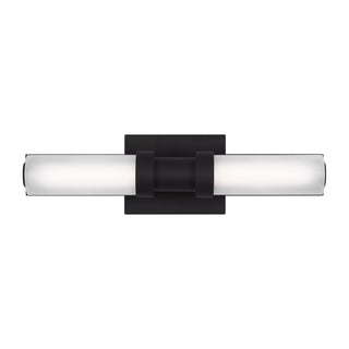 Buy midnight-black-with-arctic-glass-and-white-shade Kiel Outdoor (Damp) Sconce by Visual Comfort Studio