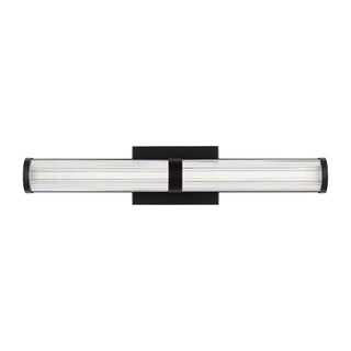 Buy midnight-black-with-frosted-glass-and-frosted-shade Syden Outdoor (Damp) Sconce by Visual Comfort Studio