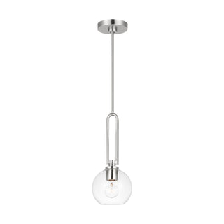Buy brushed-nickel Codyn Outdoor (Damp) Pendant by Visual Comfort Studio