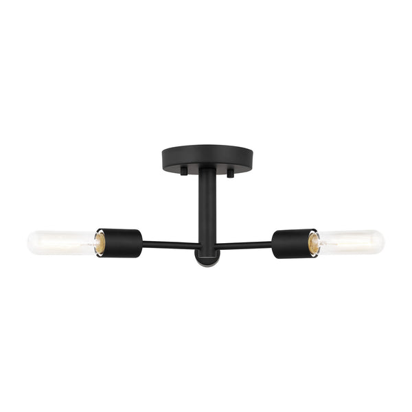 Axis Outdoor (Damp) Semi Flush Mount Light by Visual Comfort Studio