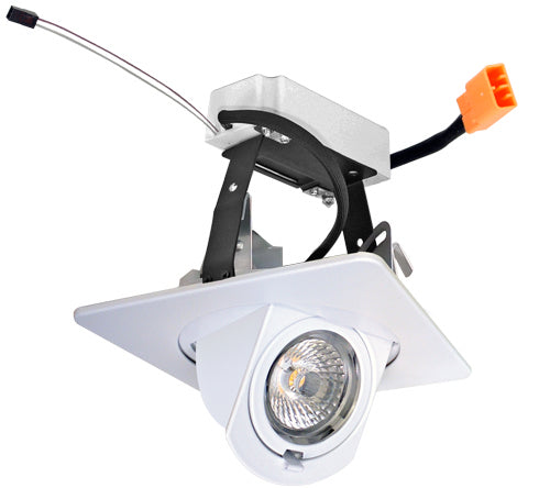 4" LED Sqr Adjstbl Trm 0-90Deg 0-10Dim by Elco Lighting