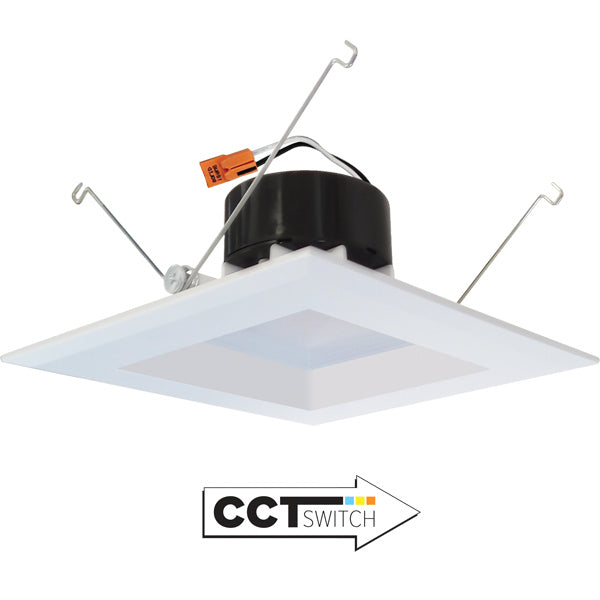 5" Sqr LED Insrt Rflctr 15W 1000Lm 5Cct by Elco Lighting