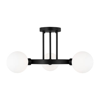 Clybourn Outdoor (Damp) Semi-Flush Mount Ceiling Light by Visual Comfort Studio