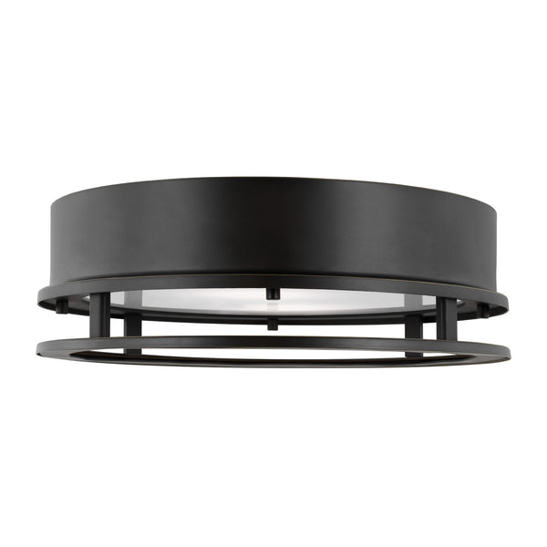 Union Outdoor (Damp) Flush Mount Ceiling Light by Visual Comfort Studio