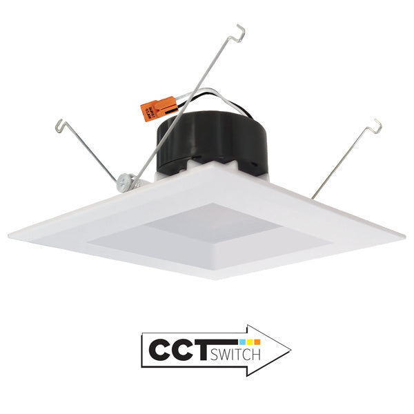 6"LED Insrt Sqr Rfctr 1300Lmn 5Cc by Elco Lighting