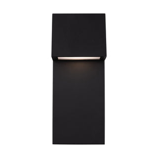 Buy black-with-satin-etched-glass-and-white-shade Rocha Outdoor (Wet) Wall Lantern by Visual Comfort Studio