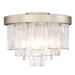 Buy white-gold Ciara Flush Mount Light by Golden