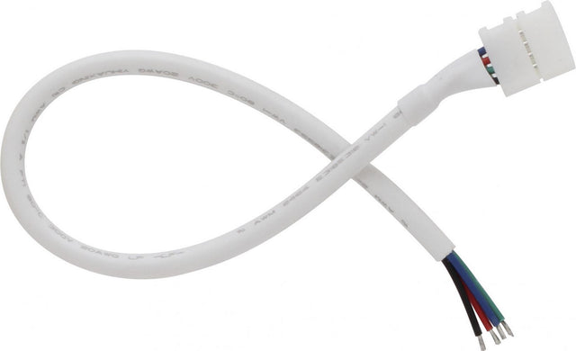 10" Live End Connctr For Rgb Tape Lgt Accents by Elco Lighting