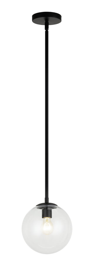 Buy black-with-clear-glass-glass Novo Chandelier by Matteo Lighting