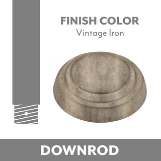 Buy vintage-iron Downrod by Minka Aire