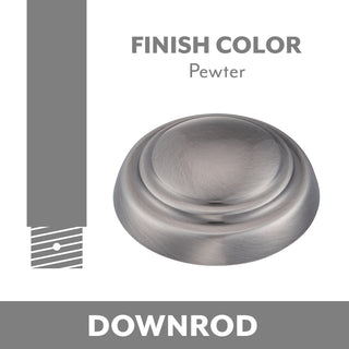 Buy pewter Outdoor (Wet) Downrod by Minka Aire