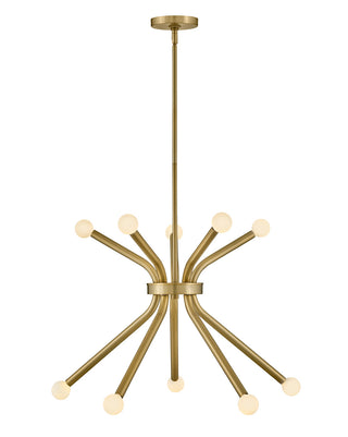 Buy lacquered-brass Axton Chandelier by Lark