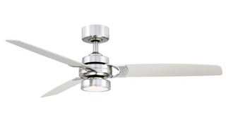 Buy brushed-nickel-finish-with-brushed-nickel-blades Amped Ceiling Fan with Light by Fanimation