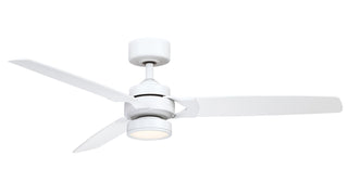 Buy matte-white-finish-with-matte-white-blades Amped Ceiling Fan with Light by Fanimation