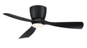 3-Blades Klinch Outdoor (Damp) Hugger Ceiling Fan with Light by Fanimation