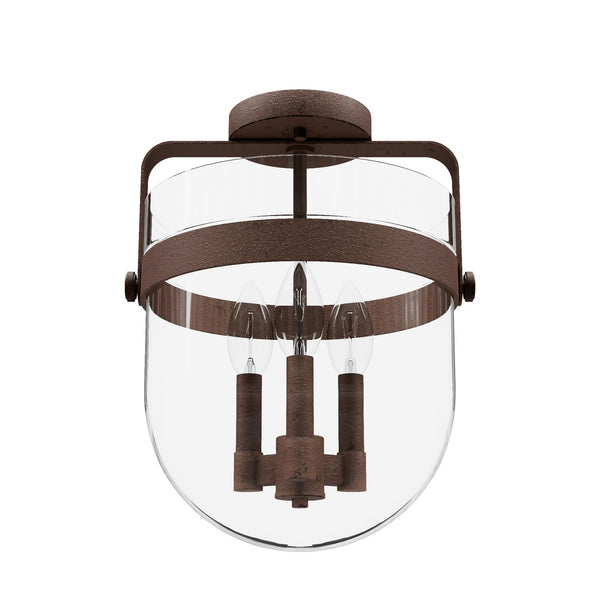 Karloff Flush Mount Ceiling Light by Hunter