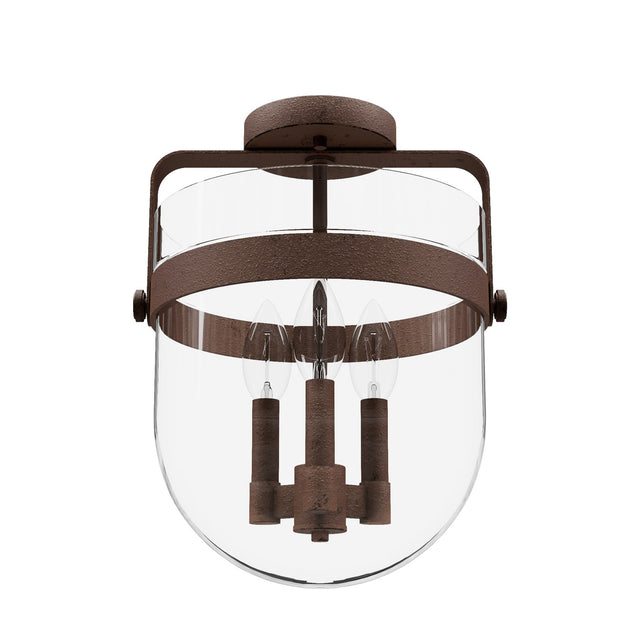 Karloff Flush Mount Ceiling Light by Hunter