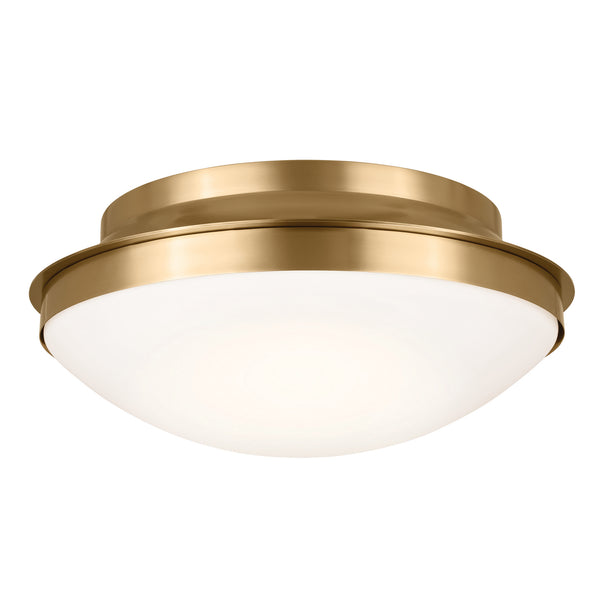 Bretta Outdoor (Damp) Flush Mount Ceiling Light by Kichler