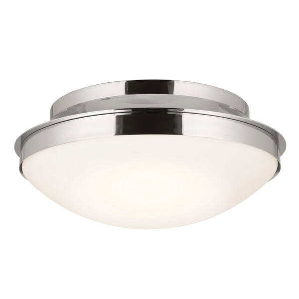 Bretta Outdoor (Damp) Flush Mount Ceiling Light by Kichler
